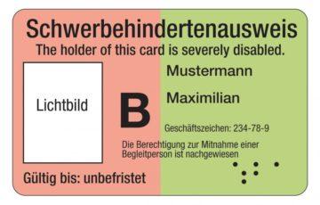 Schwerbehindertenausweis