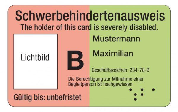 Schwerbehindertenausweis