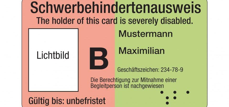 Schwerbehindertenausweis