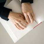 Buch in Blindenschrift