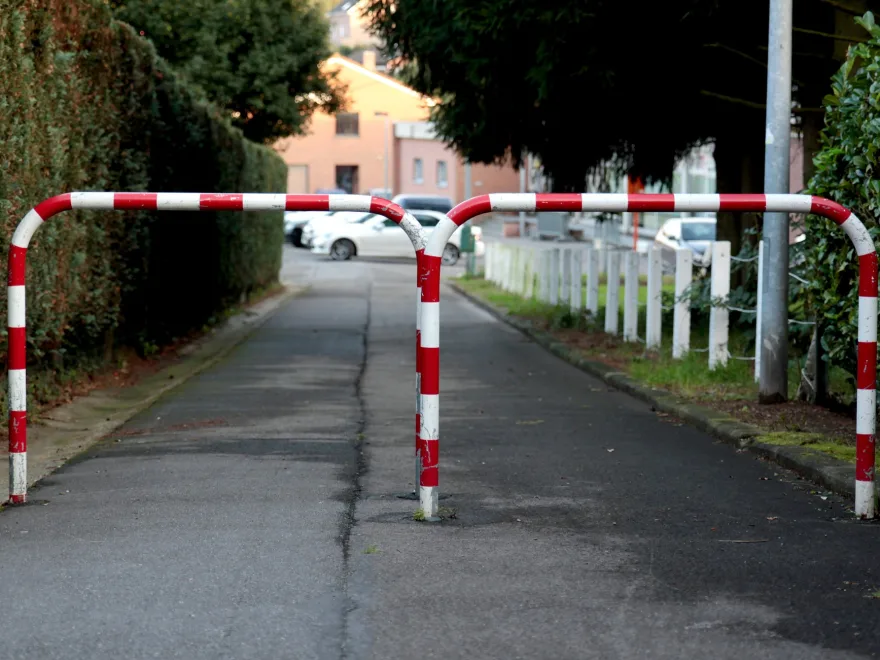 Straßensperre