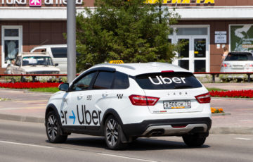Uber-Mietwagen