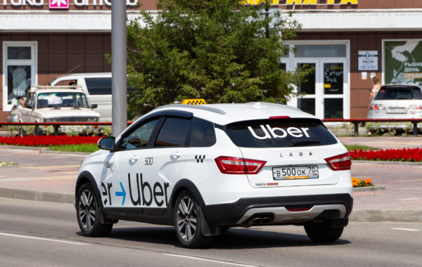 Uber-Mietwagen
