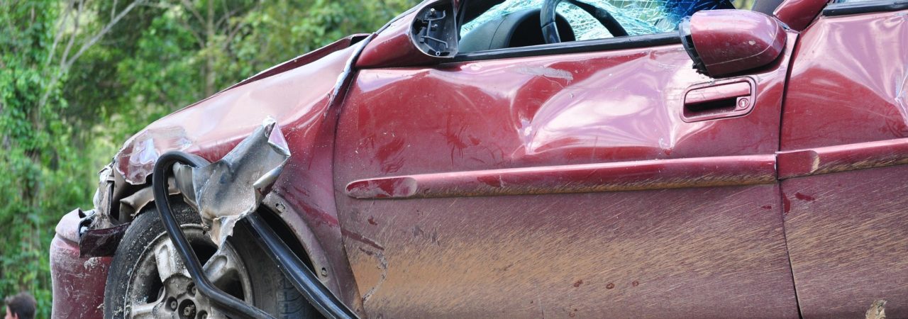 Unfallauto mit Totalschaden