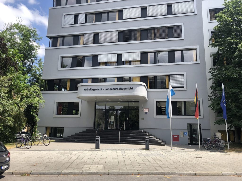 Arbeitsgericht und Landesarbeitsgericht München