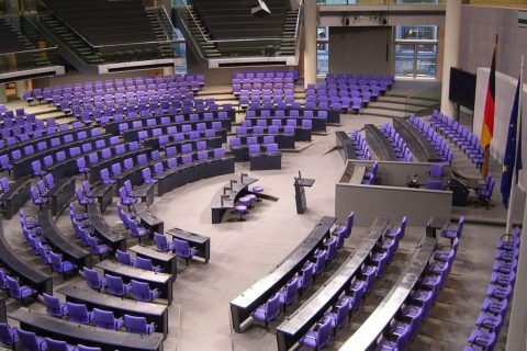 Plenarsaal des Deutschen Bundestags