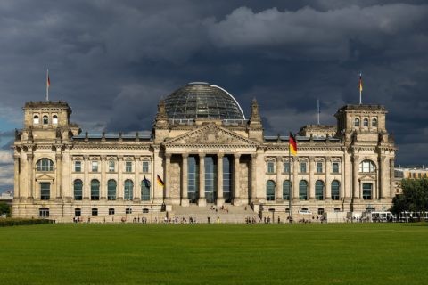 Reichstagsgebäude von Westen