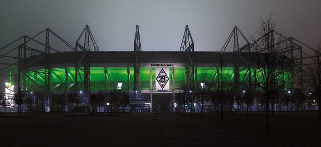Stadion im Borussia-Park in Mönchengladbach