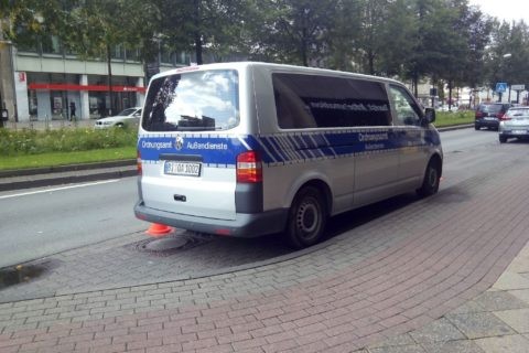 Fahrzeug des Ordnungsamtes der Stadt Bielefeld