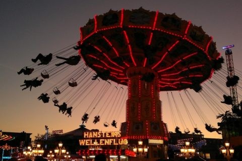 Kettenkarussell auf dem Bremer Freimarkt