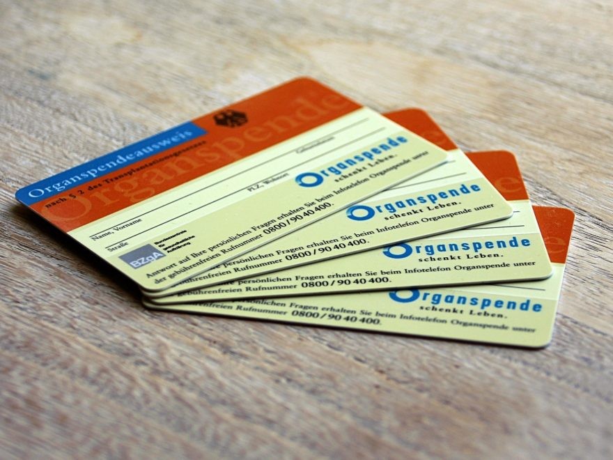 Organspendeausweise
