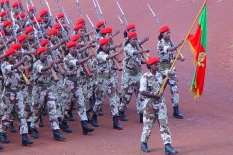 Eritreische Soldatinnen