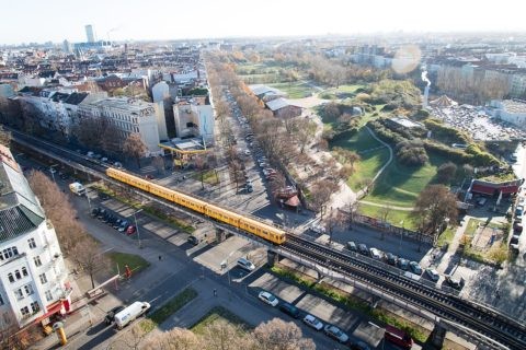 Görlitzer Parks in Berlin-Kreuzberg