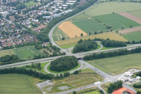 Autobahn BAB 445, Anschlussstelle Werl-Zentrum